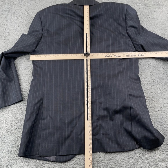 Brooks Brothers Blazer Mens 40R Madison Fit 346 Pinstripe Wool Jacket Classic - Picture 8 of 15